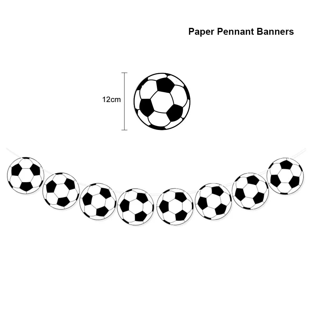 Soccer Theme 7th Birthday Party Decorations Set – Balloons & More Party Decoration Set Babs Banner As pictures show