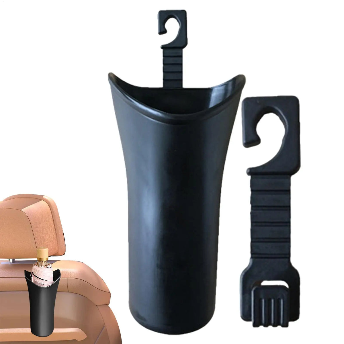 Car Umbrella Holder & Rear Seat Storage Bucket | Auto Organizer Car Interior Organizer Babs