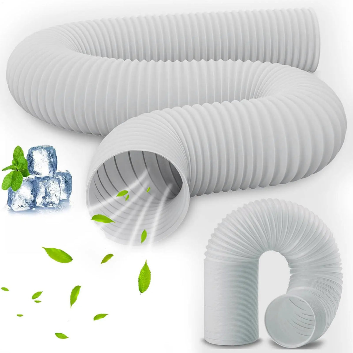 Portable AC Exhaust Hose Coupler & Vent Duct Adapter AC Duct Adapter Babs