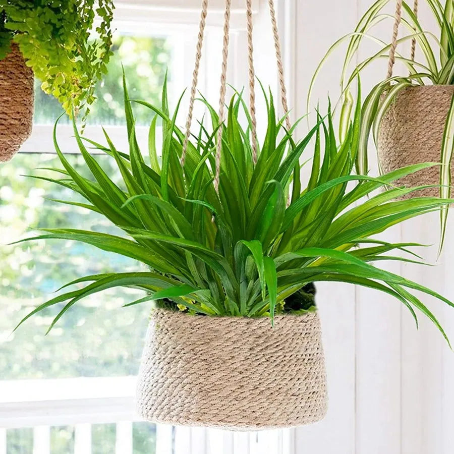 14-Leaf Artificial Spring Grass Stem – Wreaths & Home Decor Artificial Plant Stem Babs