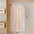 Clear Garment Bags for Hanging Clothes – Dustproof Suit Cover Garment Storage Bags Babs 120X60CM 2Pcs