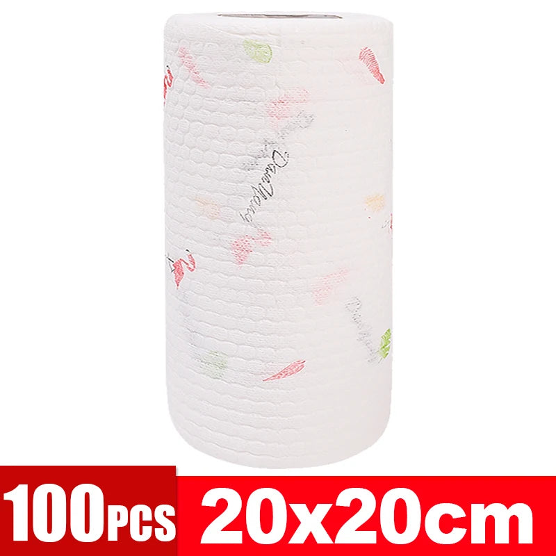 Disposable Non-Woven Kitchen Cleaning Cloths – 50/100 Pack Disposable Cleaning Cloths Babs Colorful- 100PCS