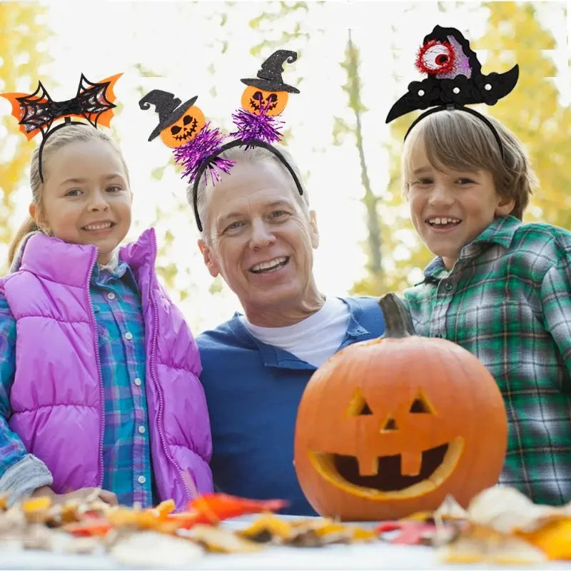 Halloween Witch Hat Headband with 3D Spider | Party Costume Hoop Halloween Costume Headband Babs