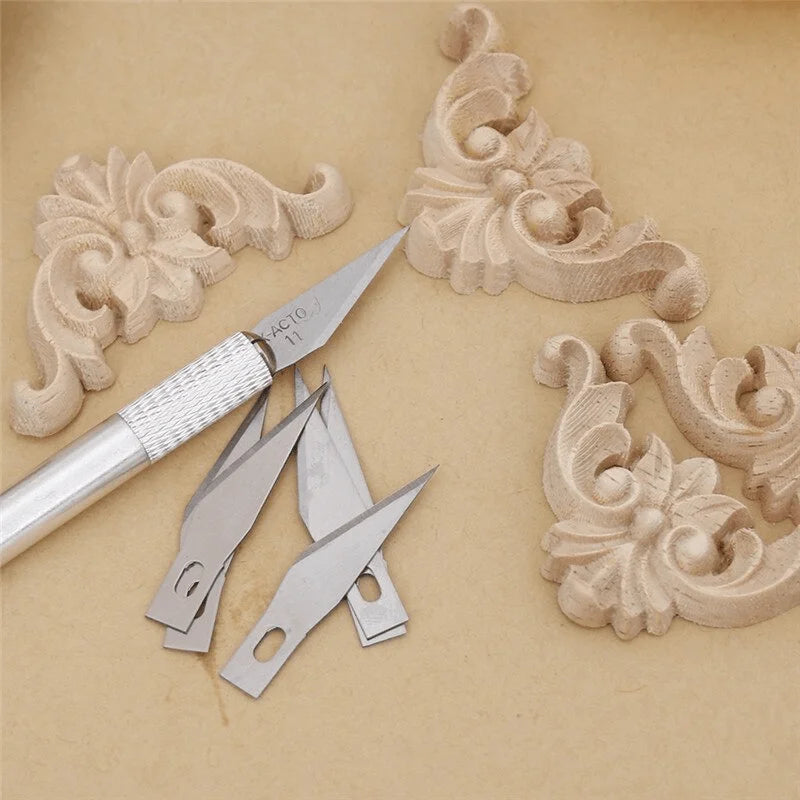 2pc Precision Hobby Knife Set with 5 Blades | Craft Cutting Hobby Knife Set Babs