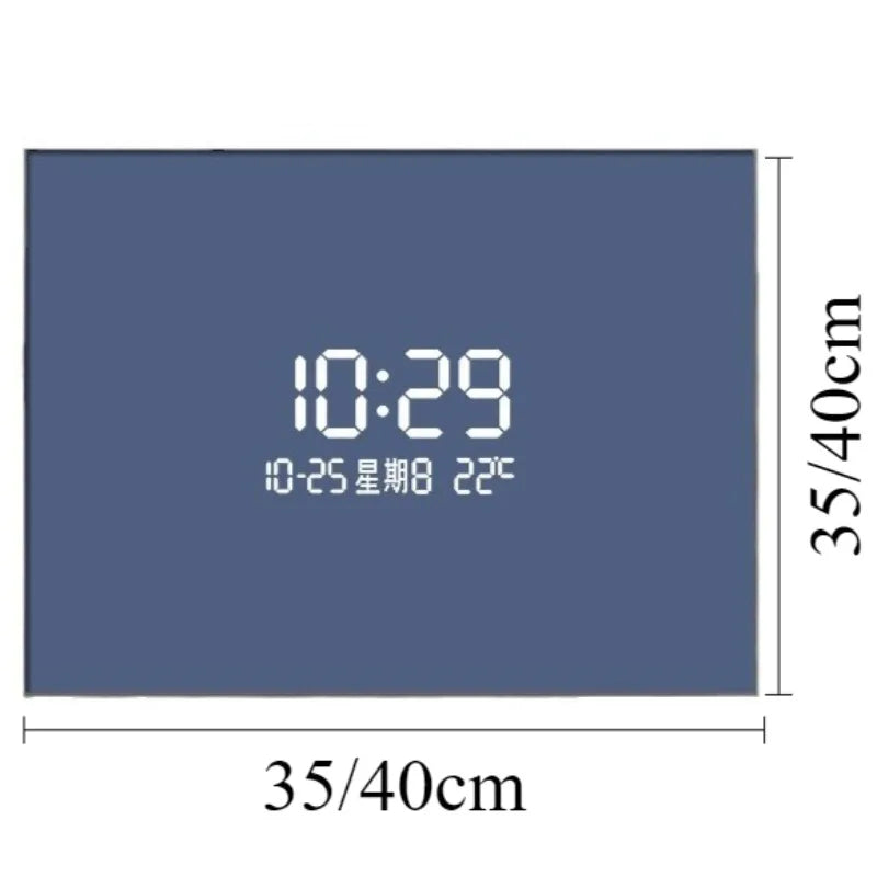 LED Digital Wall Clock Meter Box Cover Decorative Painting Decorative Wall Clock Babs