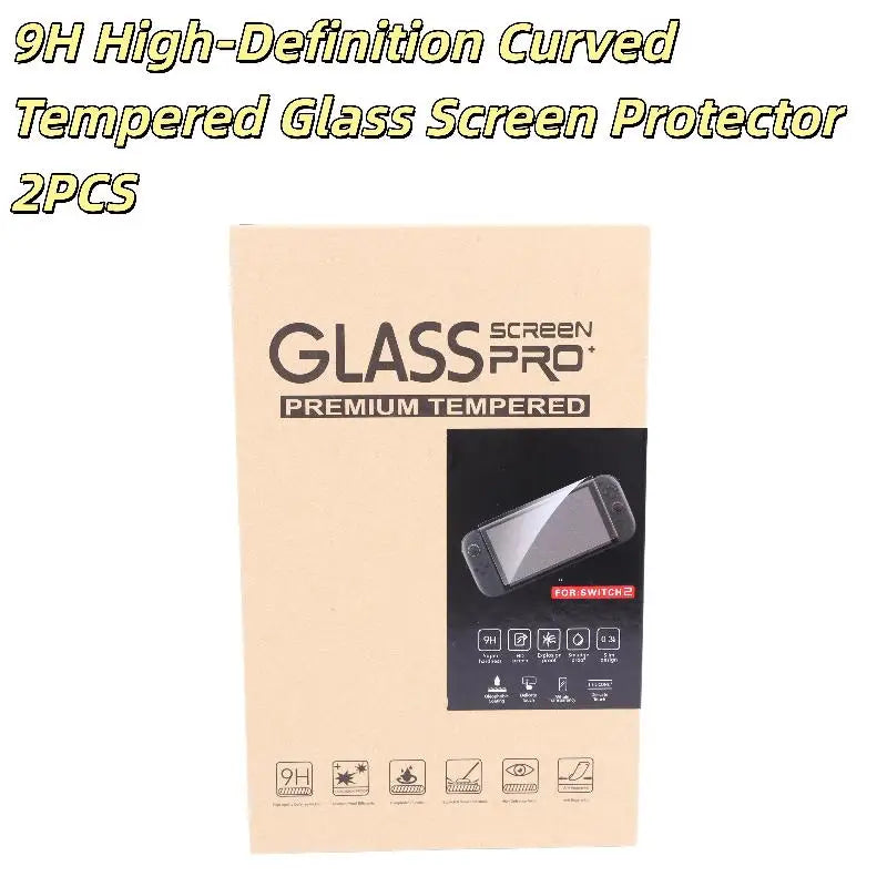 Tempered Glass Screen Protector for Nintendo Switch 2 – 9H HD Screen Protector Babs 2PCS H9