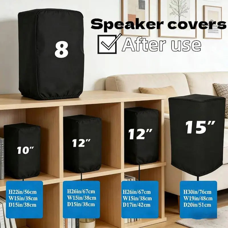 HUXUAN 210D Oxford Speaker Cover – Waterproof & Dustproof Speaker Cover Babs