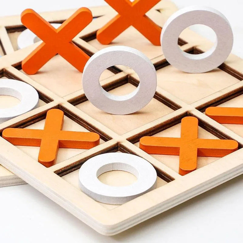 Wooden Mini Chess Puzzle Game – Educational Toy for Kids 3+ Wooden Educational Toy Babs