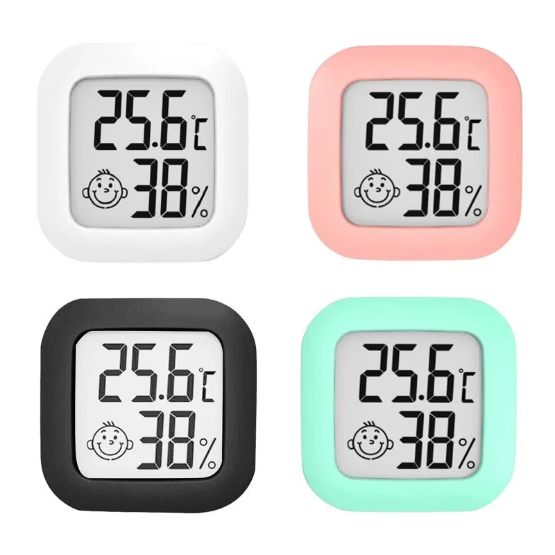 4-Pack Indoor Thermometer Hygrometer – LCD Wall Mounted Thermometer Hygrometer Babs