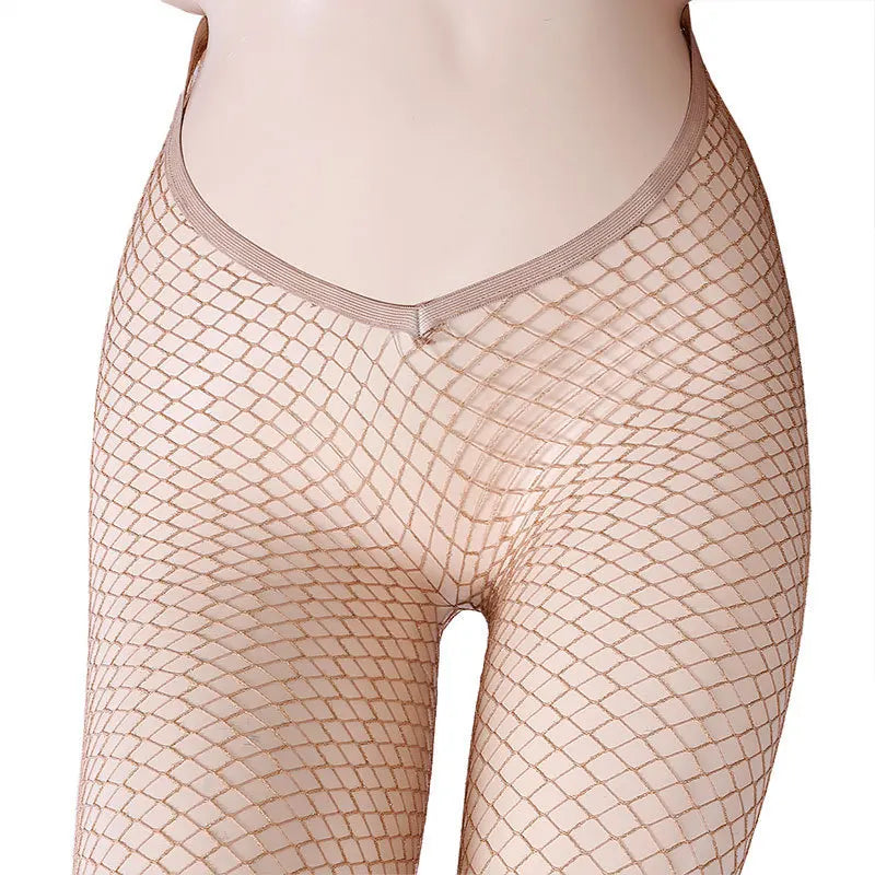 Women's Fishnet Tights – High Waist Mesh Pantyhose for Rave & Dance Fishnet Pantyhose Babs Light M
