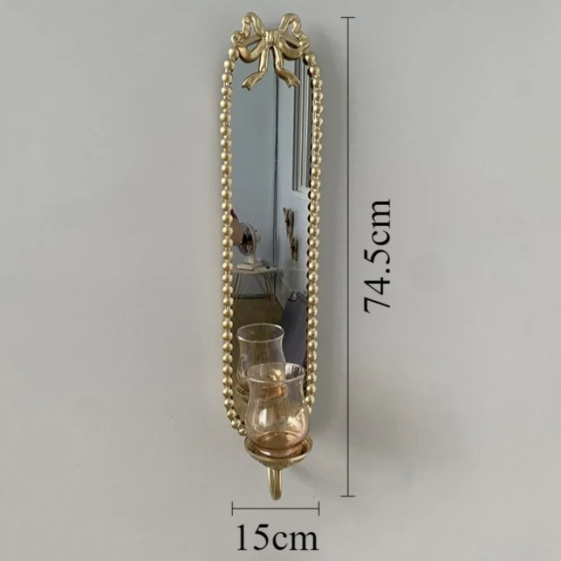 Vintage Gold Metal Wall Sconce Candle Holder – Wrought Iron Wall Sconce Candle Holder Babs