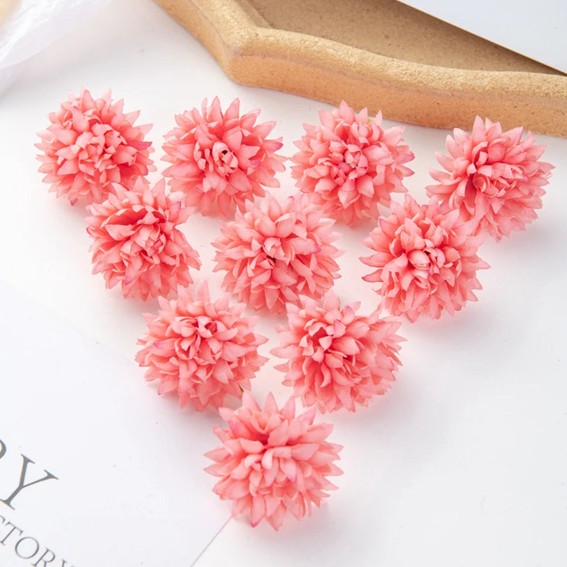 50/100Pcs Silk Carnation Artificial Flowers – Wedding & Home Décor Artificial Silk Flowers Babs