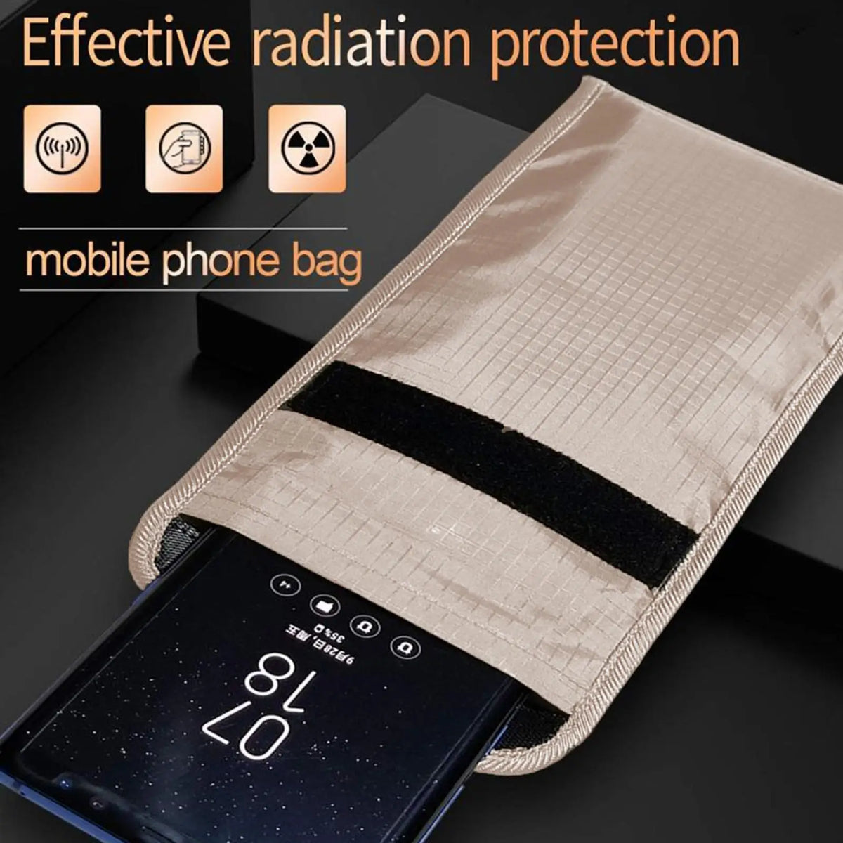 Faraday Bag Phone Signal Blocking Pouch – Anti-Tracking Faraday Signal Blocking Bag Babs