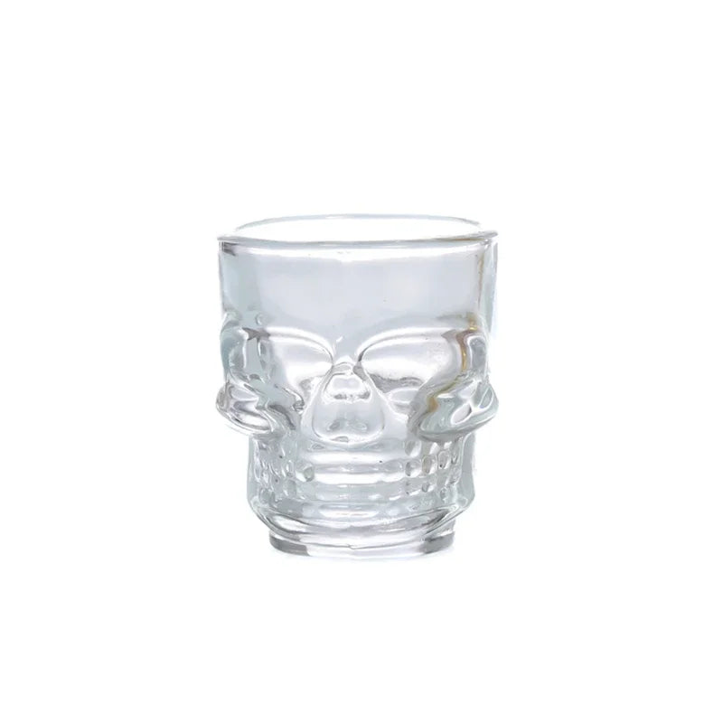 Skull Head Shot Glass – Crystal Clear 1.5oz Party Bar Cup Novelty Shot Glass Babs 1Pc 50ml
