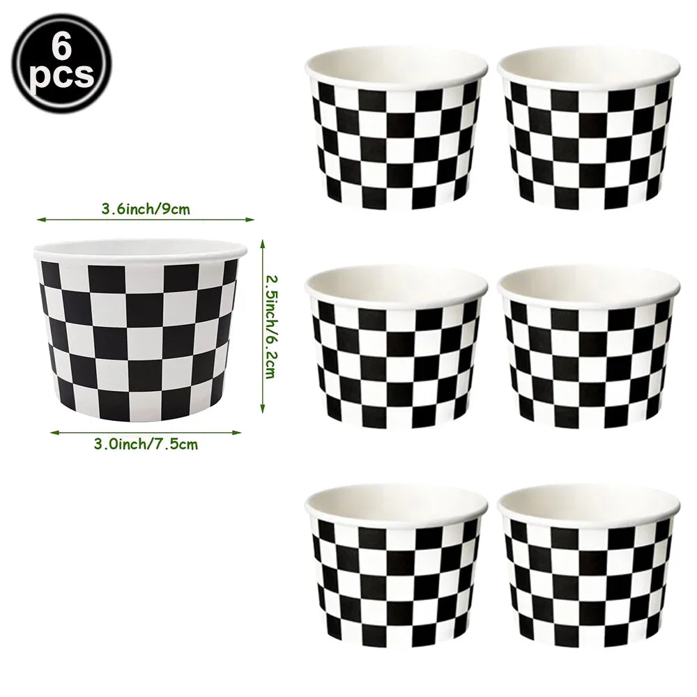 Race Car Tire Paper Napkins – Birthday & Baby Shower Party Supplies Party Paper Napkins Babs 6pc bowl