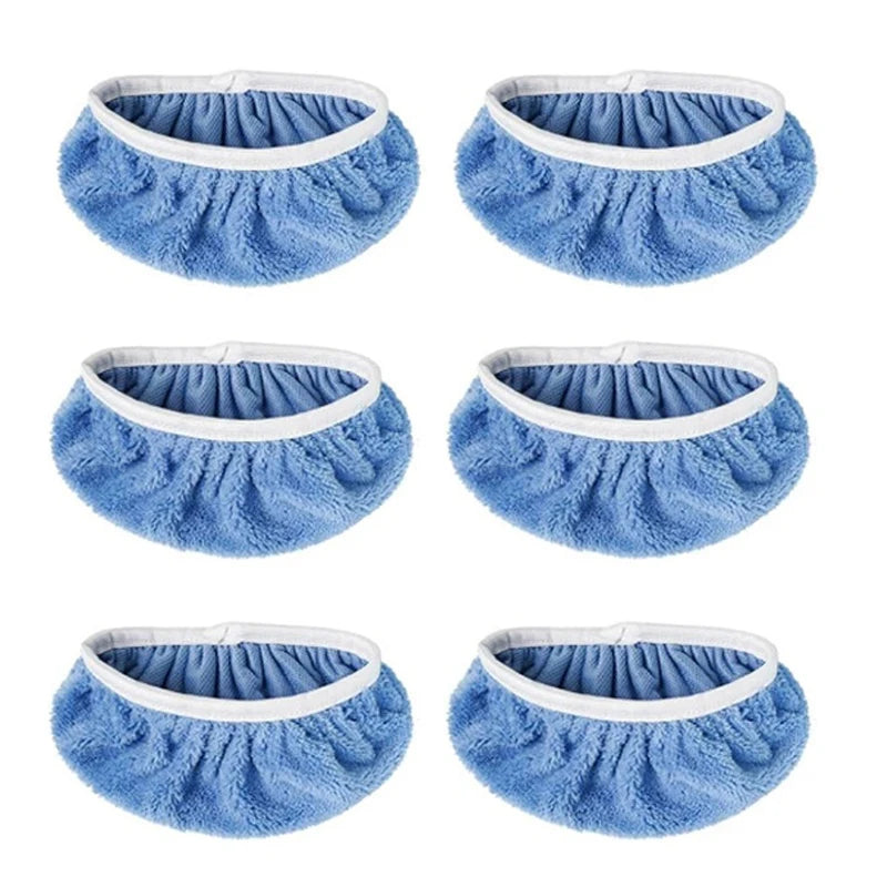 Reusable Washable Mop Pads – Dry & Wet Floor Cleaning Refills Washable Mop Pads Babs 6Pcs