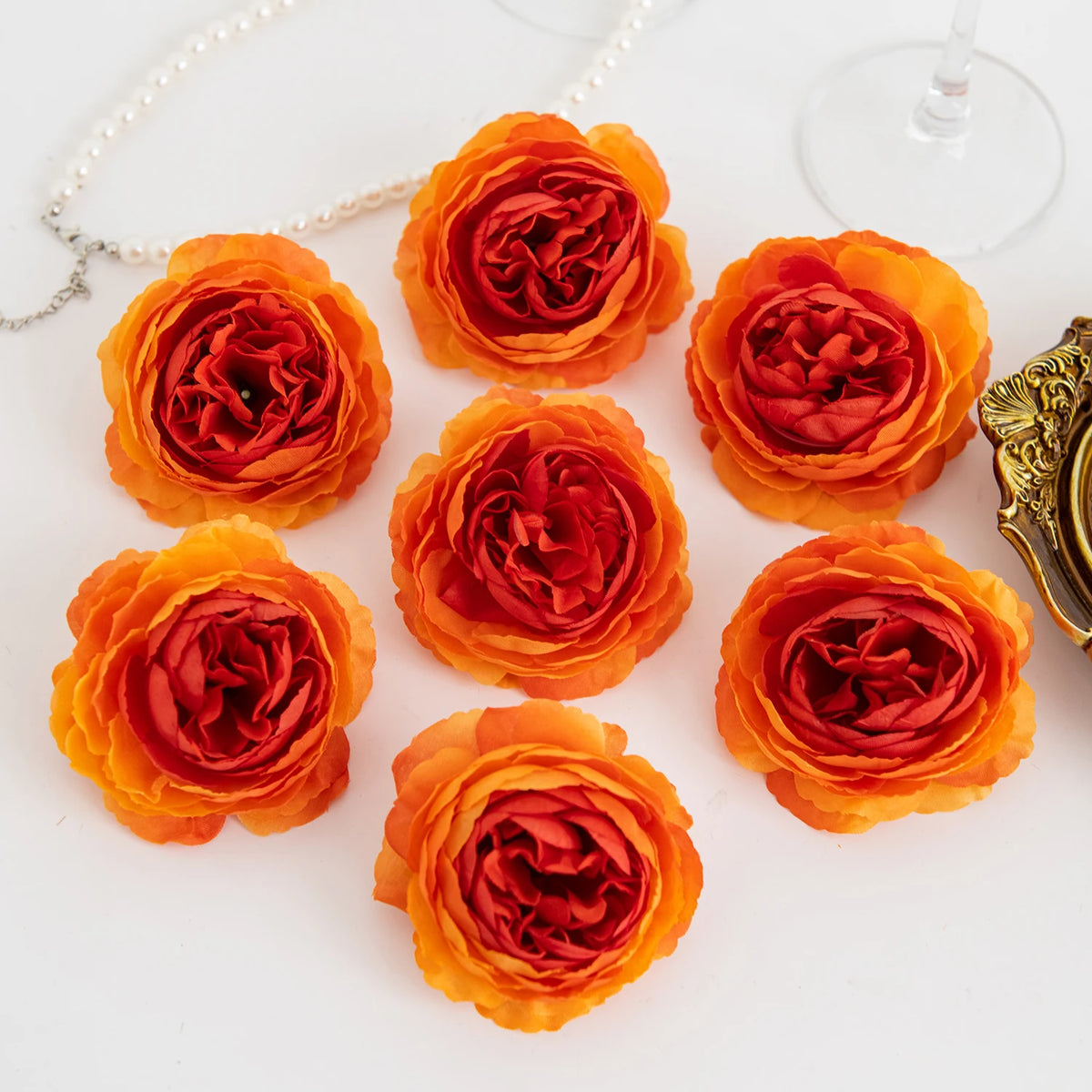 Silk Peony Artificial Flowers 12/24pc – Wedding & Home Décor Artificial Silk Flowers Babs Color 4 24 PCS