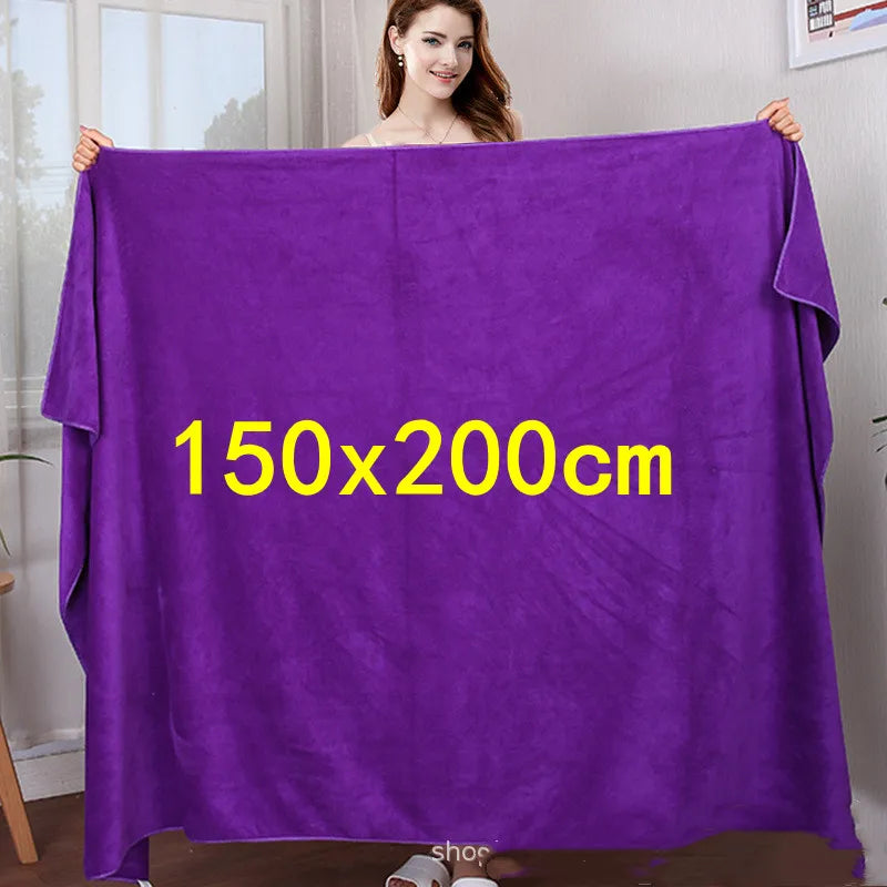 Thick Microfiber Bath Towel – Super Large, Soft, Quick-Dry Microfiber Bath Towel Babs