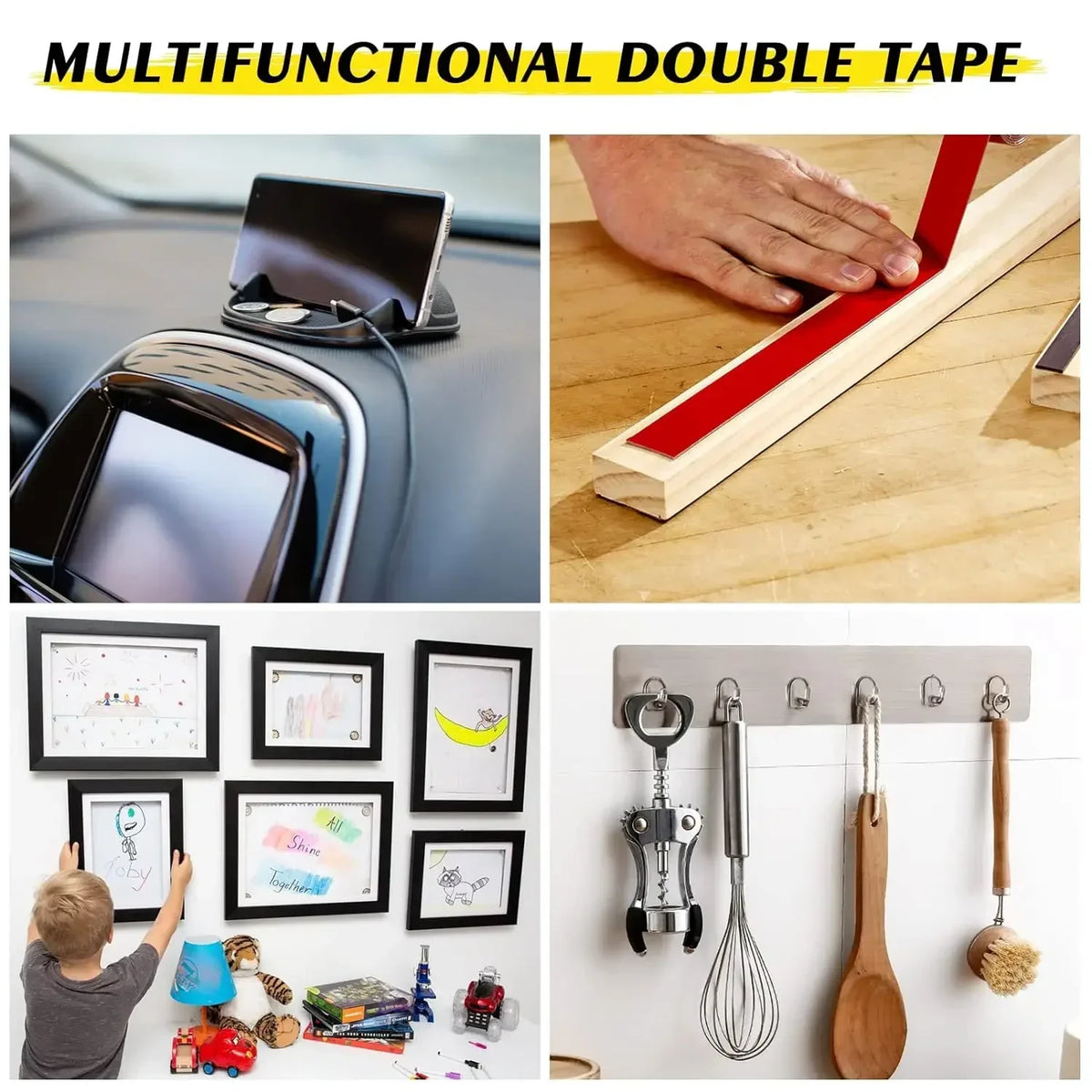 Self-Adhesive Magnetic Tape Strips for Fridge, Wall & DIY Magnetic Adhesive Tape Babs
