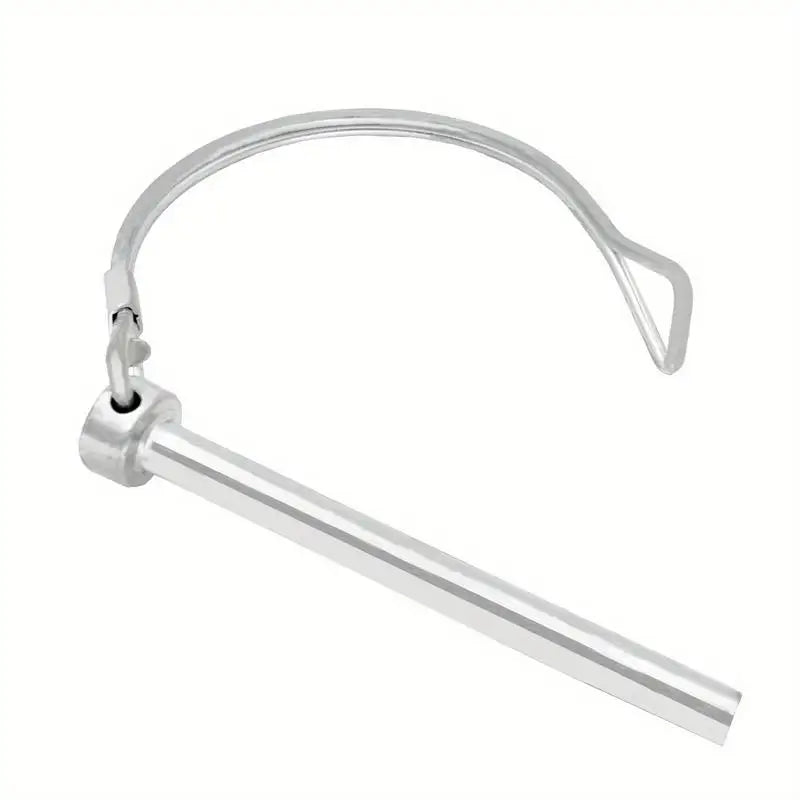 D-Ring Snap Pin Lock – Stainless Steel Trailer Coupler Hitch Hook Trailer Hitch Pin Babs
