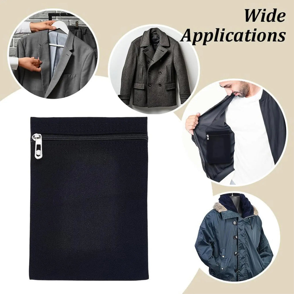 Sew-In Hidden Zipper Pocket for Jackets, Coats & Sweatshirts Sew-In Zipper Pocket Babs