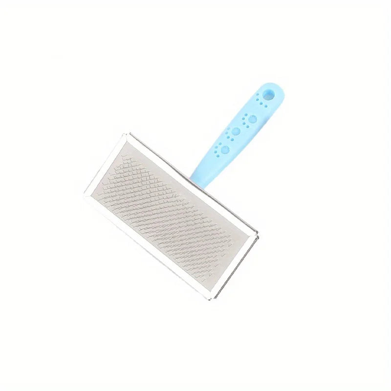 Stainless Steel Pet Grooming Comb – Dog & Cat Detangler Pet Grooming Comb Babs Blue