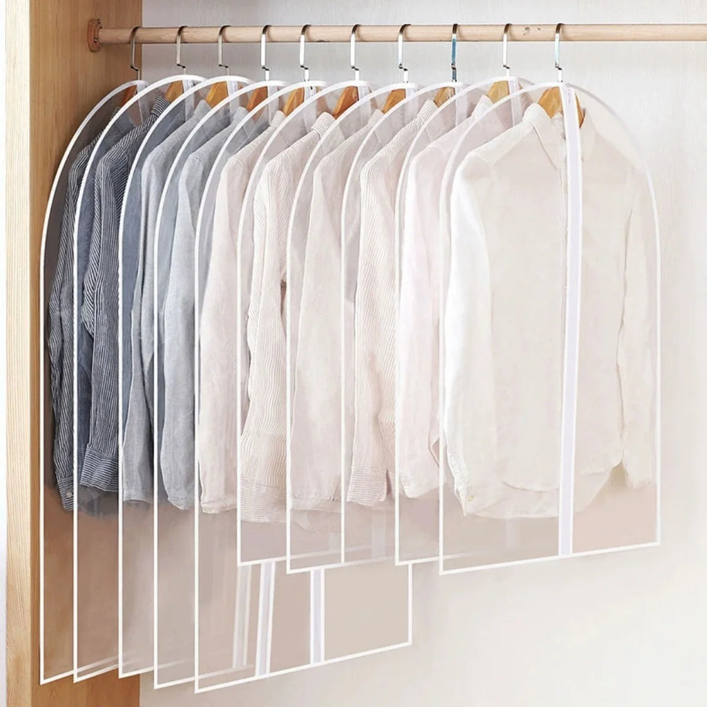 Clear Garment Bags for Hanging Clothes – Dustproof Suit Cover Garment Storage Bags Babs