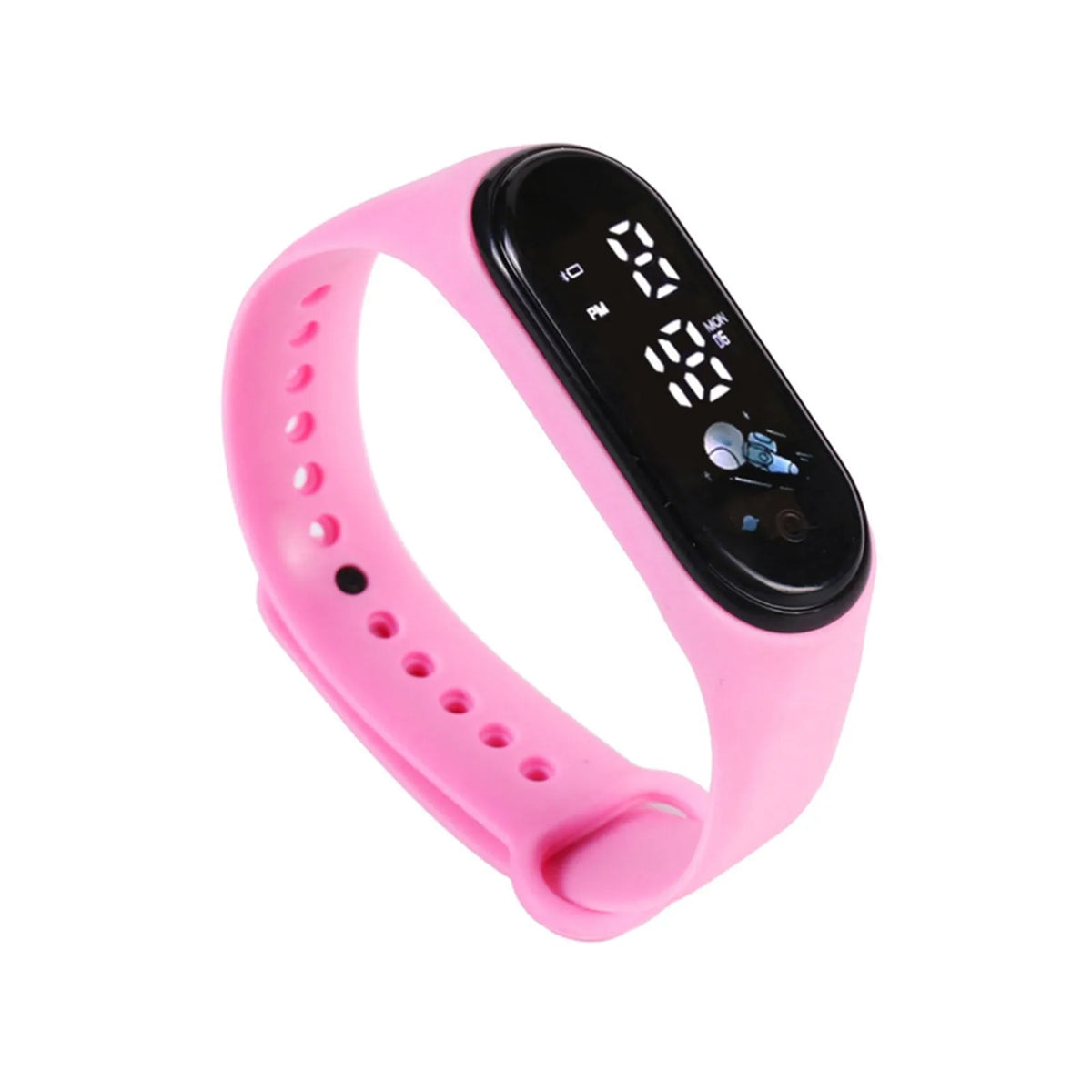 Kawaii Kids Digital Watch – Silicone Sports Watch Boys & Girls Kids Digital Watch Babs Pink