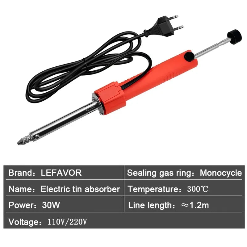 Electric Desoldering Pump Gun 30W – Large Suction DIY Tool Desoldering Pump Gun Babs