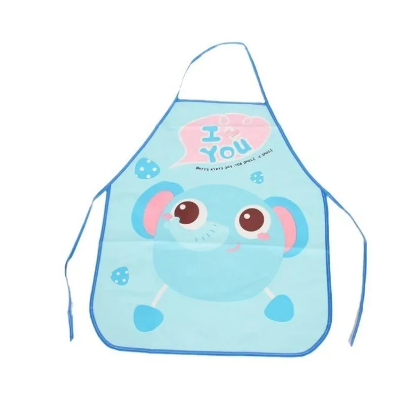 Kids Waterproof EVA Cartoon Smock Apron – Eating & Art Bib Kids Craft Apron Babs