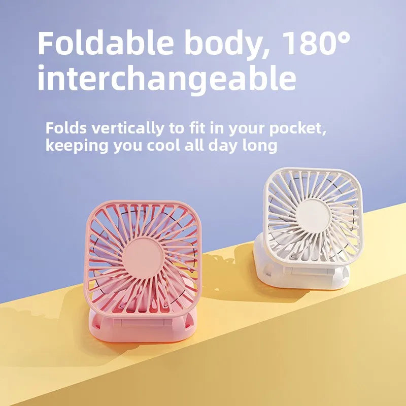 Mini Foldable Neck Fan – Portable 3-Speed Handheld Desk Fan Portable Neck Fan Babs