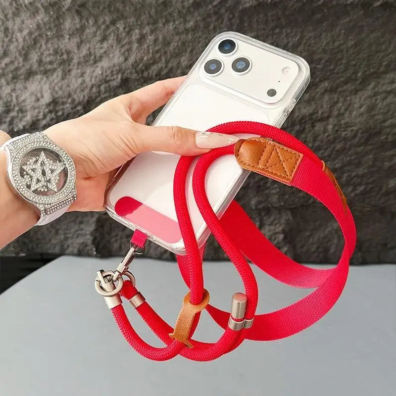 Adjustable Crossbody Phone Strap 360° Metal Hook Anti-Loss Phone Crossbody Strap Babs