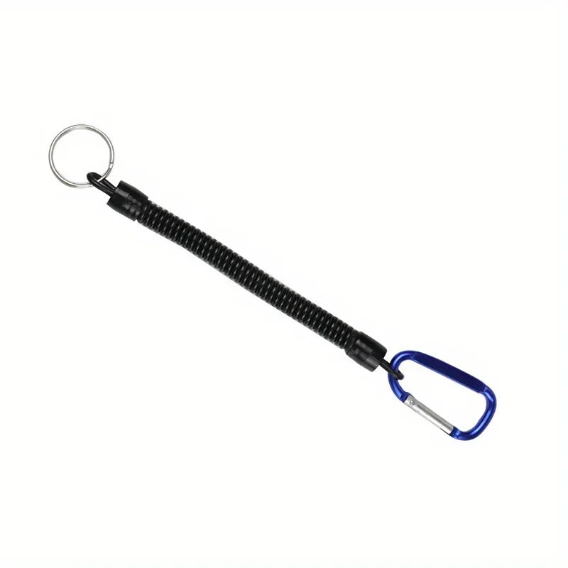 2pcs Retractable Elastic Lanyard with Buckle – Fishing & Outdoor Fishing Lanyard Babs