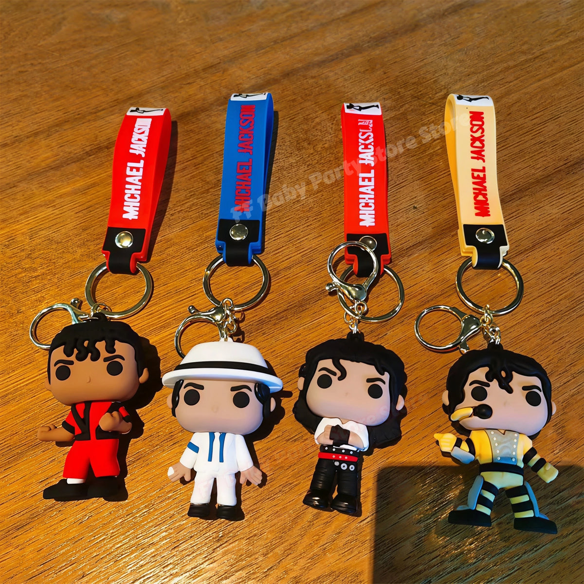 MJ Music Idol Doll Keychain – Party Favor & Birthday Gift Novelty Keychain Babs 4pcs