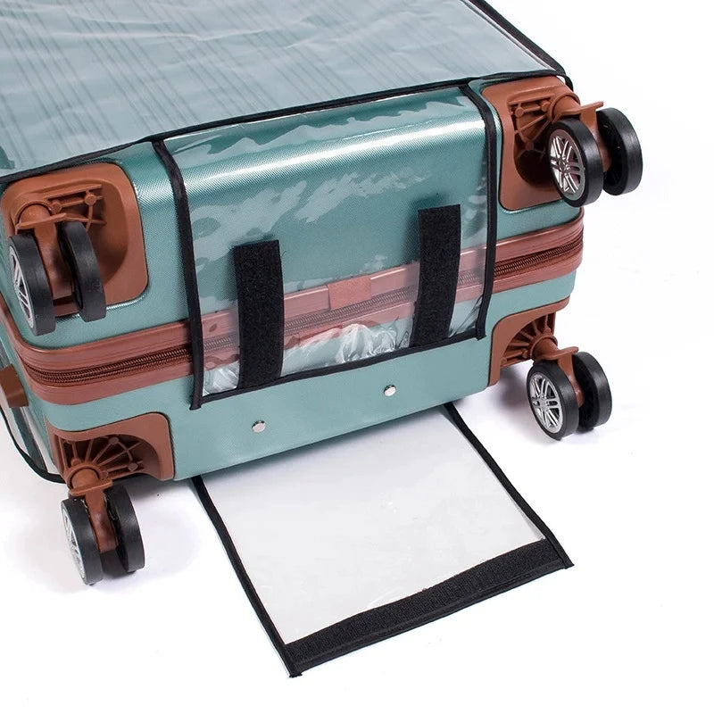 Clear PVC Luggage Cover 20–28 Inch | Waterproof Suitcase Protector Luggage Cover Babs