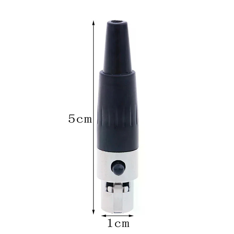 XLR 3-Pin Female Mini TA3F Mic Connector for Audio Equipment Audio Connector Babs