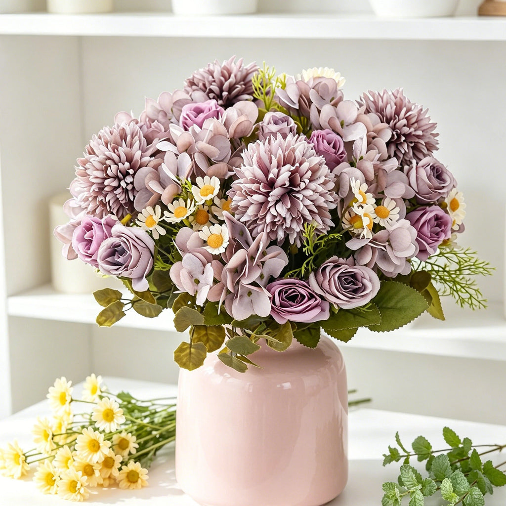 Artificial Chamomile Flower Bouquet for Wedding & Home Décor Artificial Flower Bouquet Babs