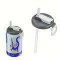 Reusable Soft Drink Can Lid with Straw – Soda, Juice & Beverages Drink Can Lid Babs Grey White