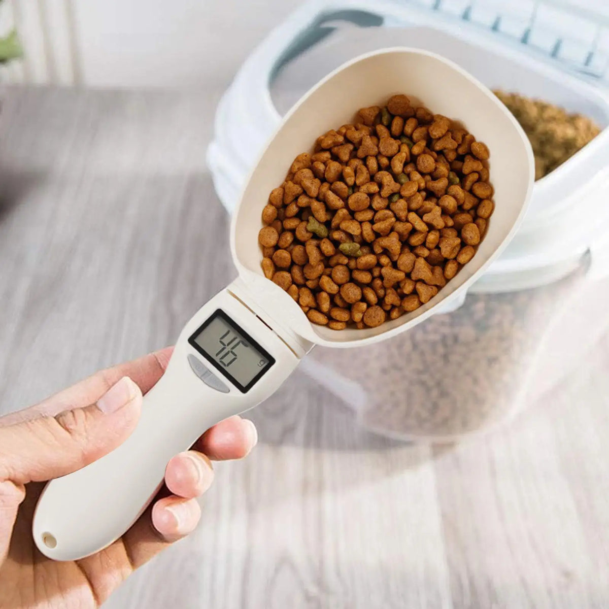 Digital Measuring Spoon Scale – Kitchen & Pet Food, 1g Accuracy Digital Spoon Scale Babs