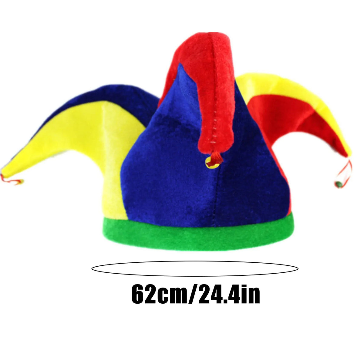 3D Multicolor Clown Hat | Halloween Costume & Stage Accessory Costume Hat Babs