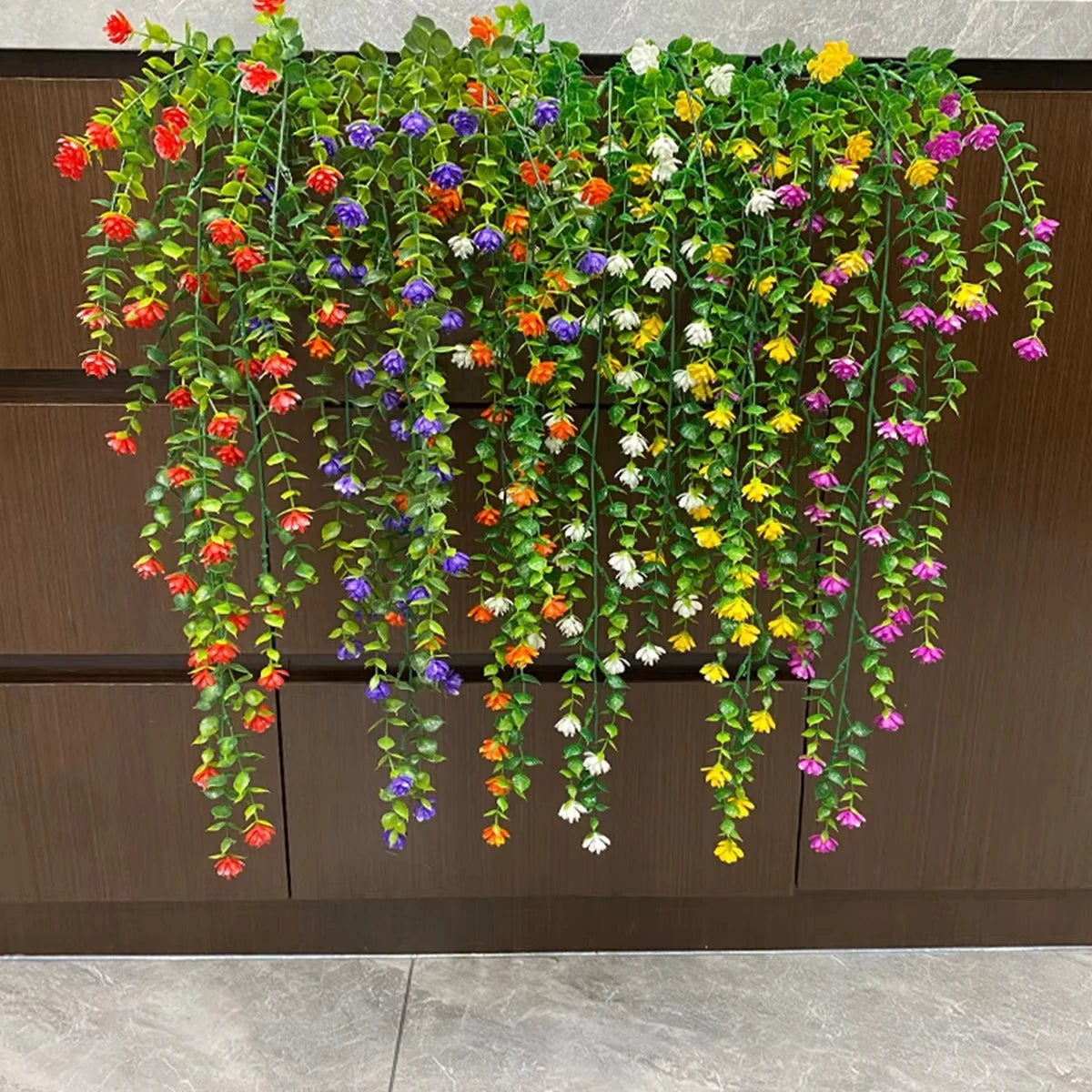 4-Pack Artificial Eucalyptus Camellia Vine – Autumn DIY Decor Artificial Floral Vine Babs