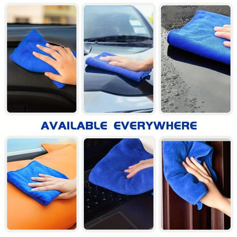 5-Pack Microfiber Car Cleaning Towels – Auto, Glass & Home Microfiber Cleaning Towels Babs