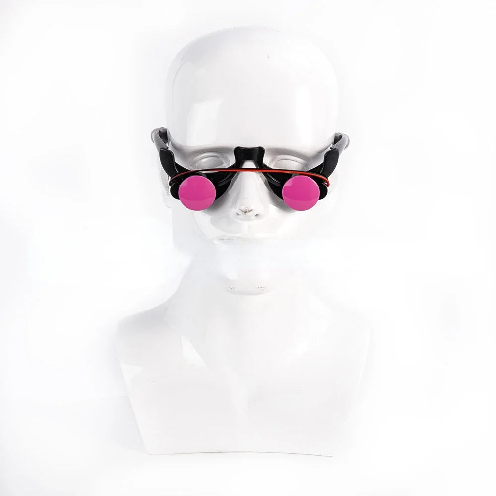 LED Glow Glasses – Demon Devil Clown Cosplay Party Prop LED Party Glasses Babs