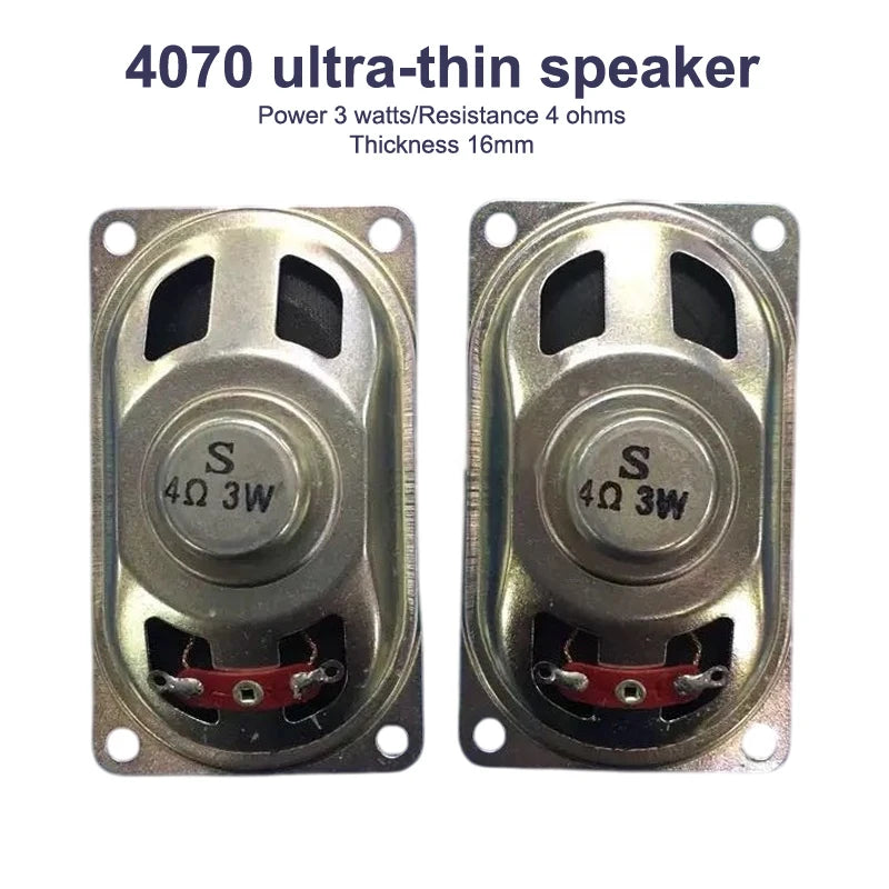 4070 Ultra-Thin LCD Monitor Speaker Horn 7×4cm DIY 1–5W Speaker Horn Babs