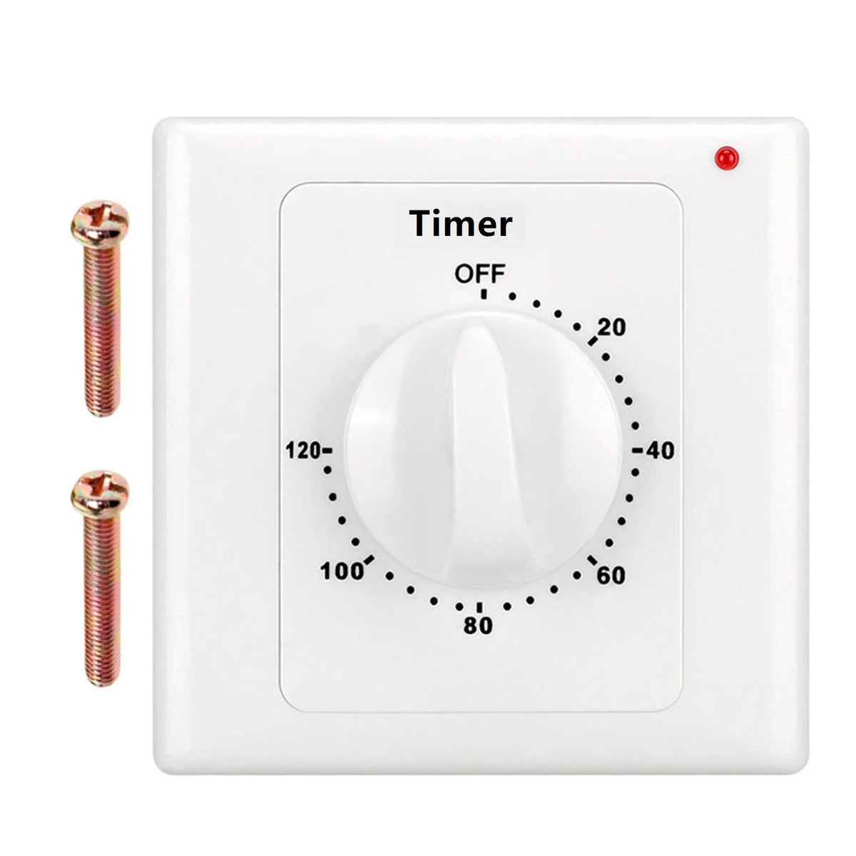 AC220V Countdown Timer Switch 1–120 Min | 86 Panel, 2000W Countdown Timer Switch Babs TIMING 120MIN