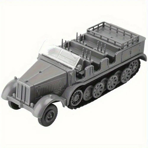 1/72 Scale WWII Sd.Kfz.7 Half-Track Diecast Model Assembly Kit Military Scale Model Babs