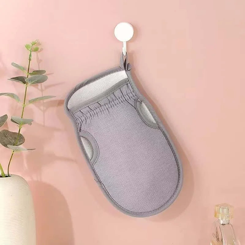 Exfoliating Bath Scrub Mitt – 2-Layer Loofah Body Glove Exfoliating Bath Mitt Babs Gary-1pc