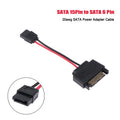 SATA 15-Pin to 6-Pin Slimline Power Adapter Cable – Optical Drive Power Adapter Cable Babs Default Title