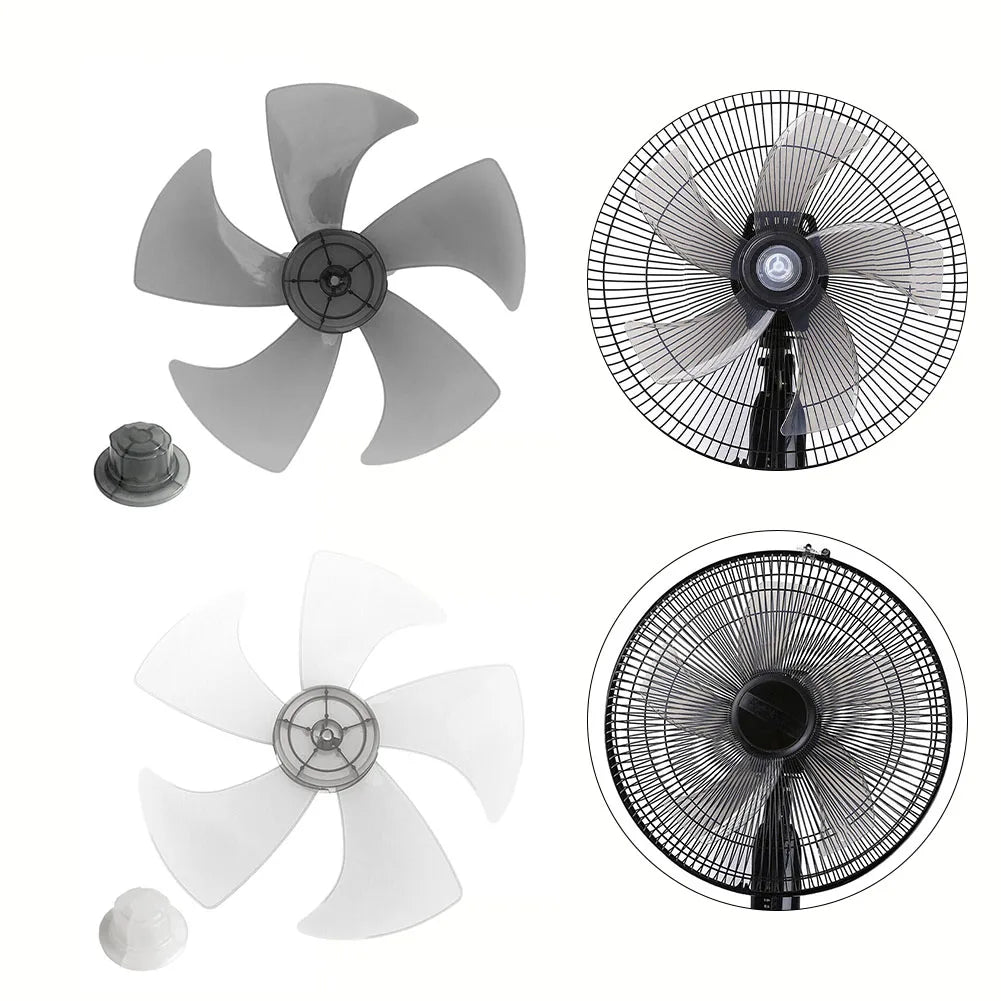 14-Inch 5-Leaf Replacement Fan Blade with Nut Cover | LEENKEA Fan Blade Replacement Babs