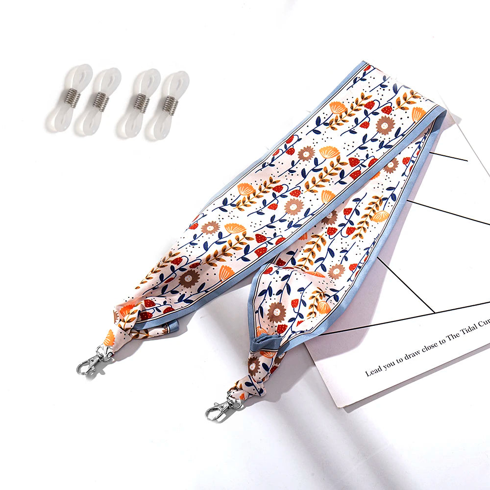 Floral Glasses Chain Lanyard – Acrylic Nylon Neck Strap Glasses Chain Lanyard Babs BF